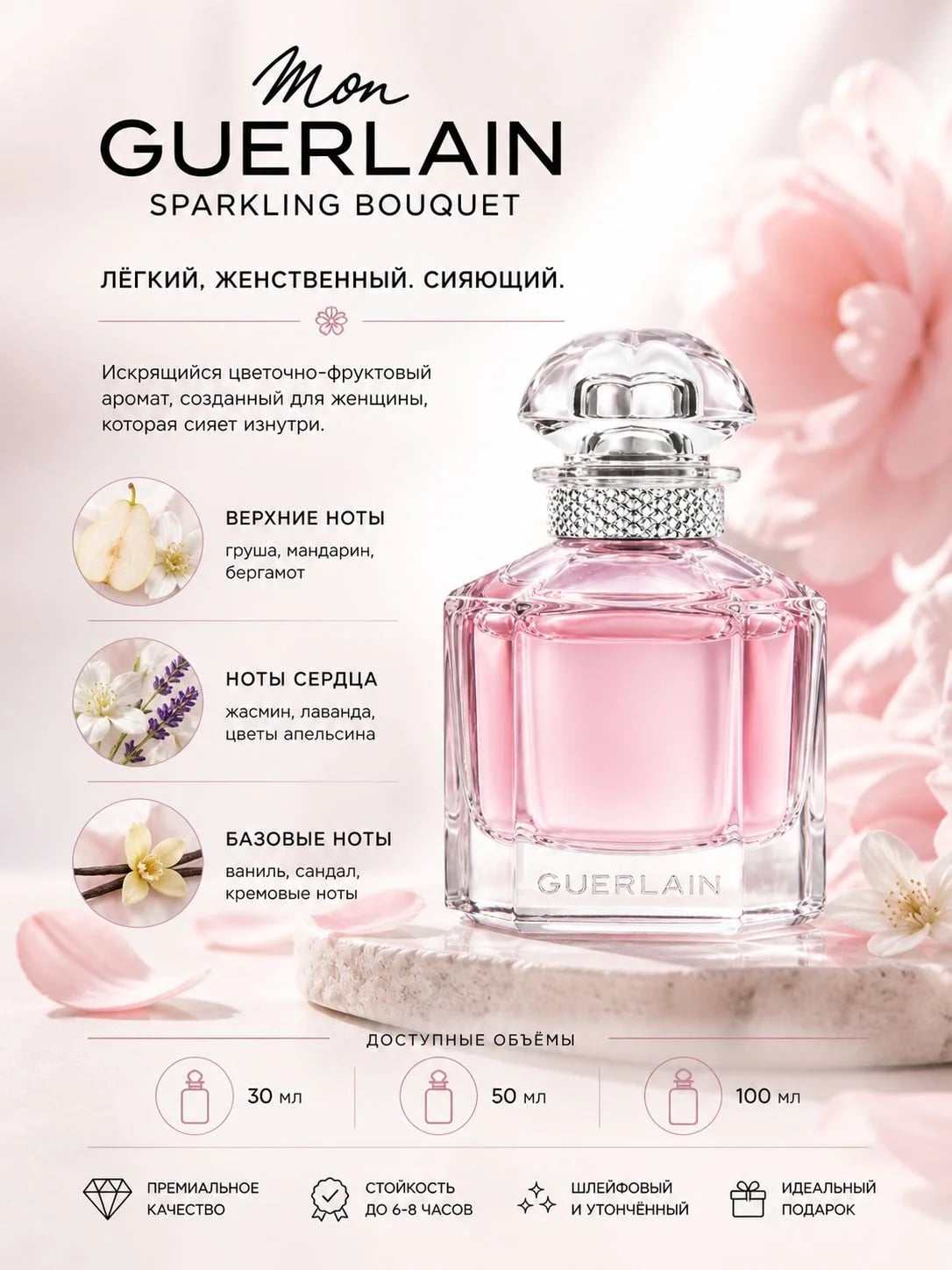 Guerlain Guerlain Mon Guerlain Sparkling Bouquet 50 ml EDP — Парфюмерная вода — фото 3