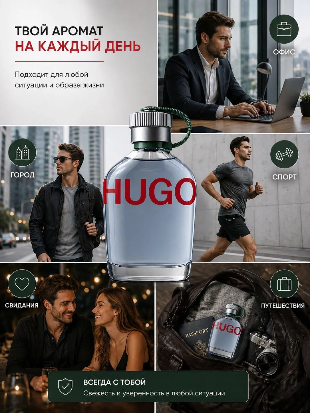 Hugo Boss Hugo Boss Hugo Man 125 ml EDT — Туалетная вода — фото 2