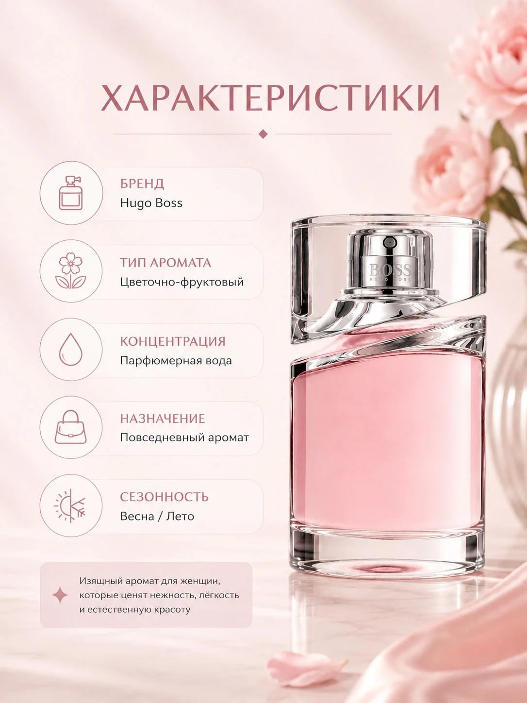 Hugo Boss Hugo Boss Femme 75 ml EDP — Парфюмерная вода — фото 5